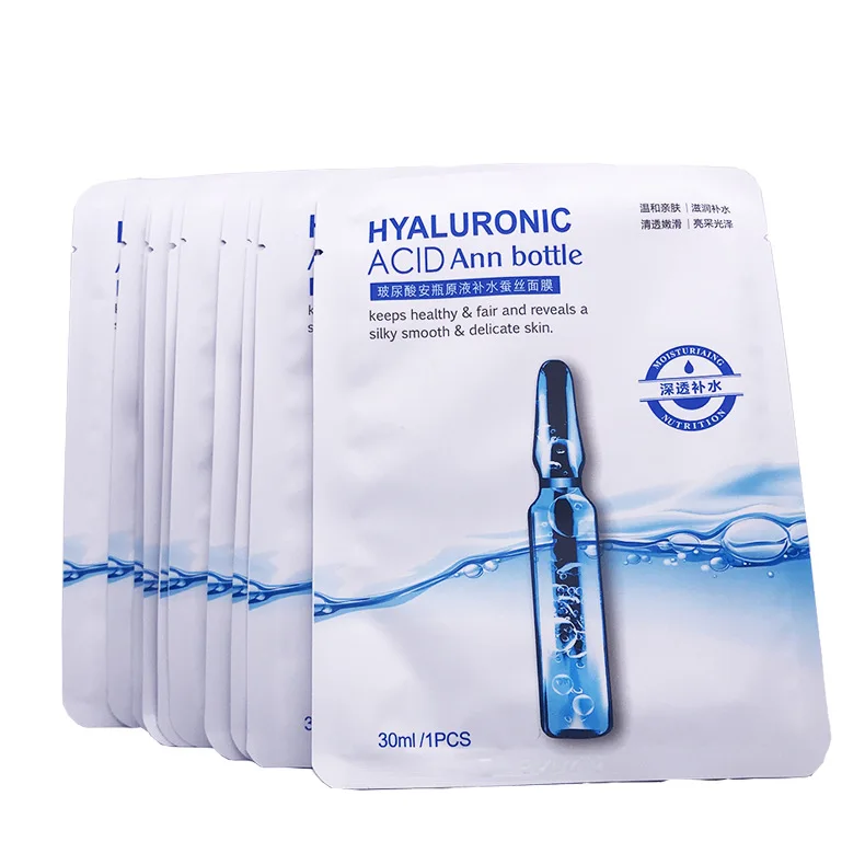 

Natural Pure Essence Sheet Mask Hyaluronic Acid Face Mask Whitening Moisturizing Anti Wrinkle Facial Mask Korea
