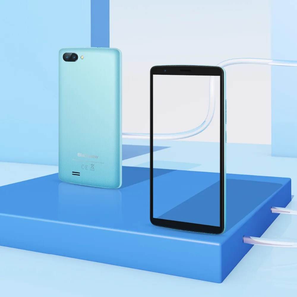 Смартфон Blackview A20 1 ГБ ОЗУ 8 ПЗУ четырёхъядерный процессор MTK6580M на базе Android Go экран