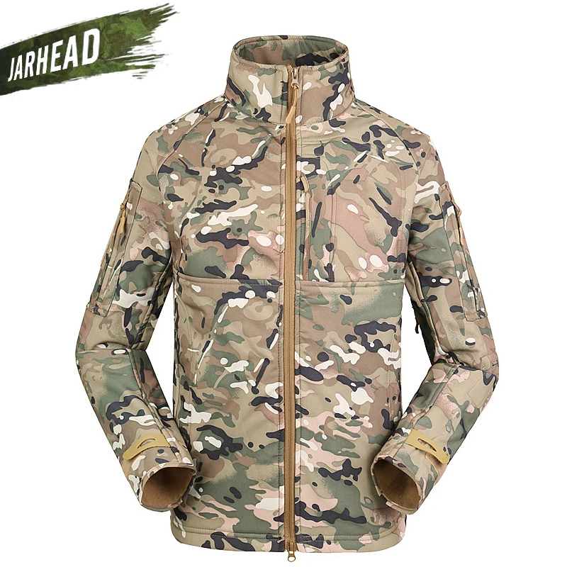  TAD Commander Shark Skin SoftShell Jackets Men Outdoor Sport Army Tactical Jacket Windproof Waterpr