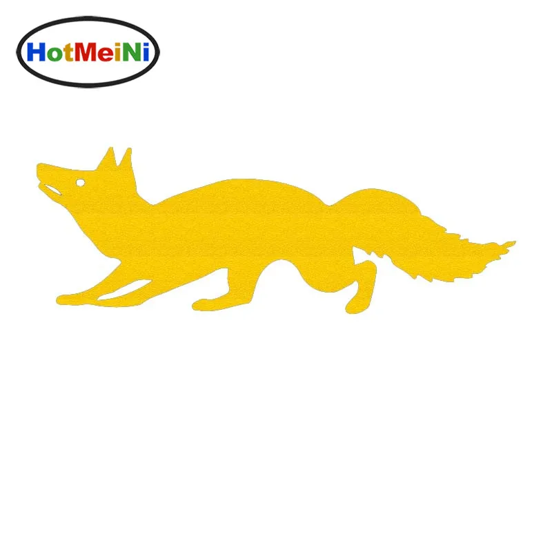 HotMeiNi животное Cunning Fox Run Быстрая автомобильная наклейка на бампер мотоциклы