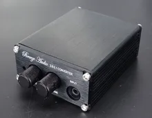 B1 aluminum MINI pre amplifier Finished 2 0 2 1 Converter Professional Preamplifier matching subwoofer Low