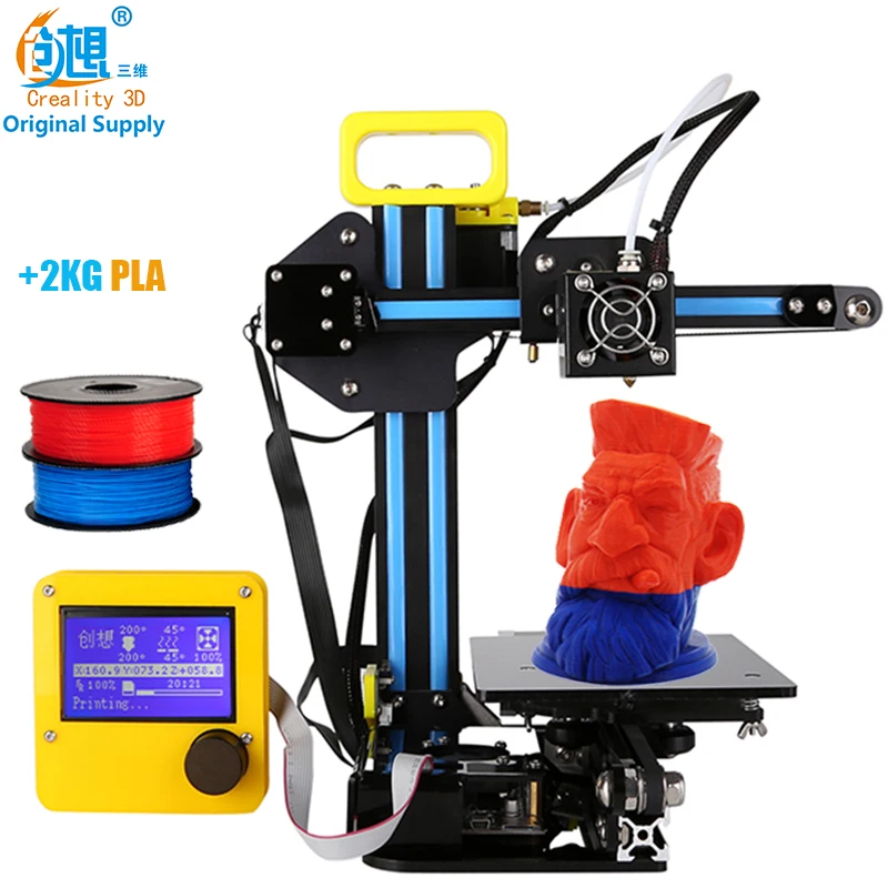 CREALITY 3D 12864LCD Display 3d Metal Printer Large Printing Size CR 7 Cheap 3d Printer DIY