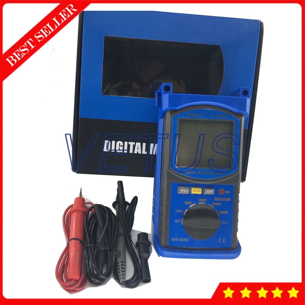 HP 6688B Portable Digital Insulation Resistance Tester With 5000V Insulation tester Electrical