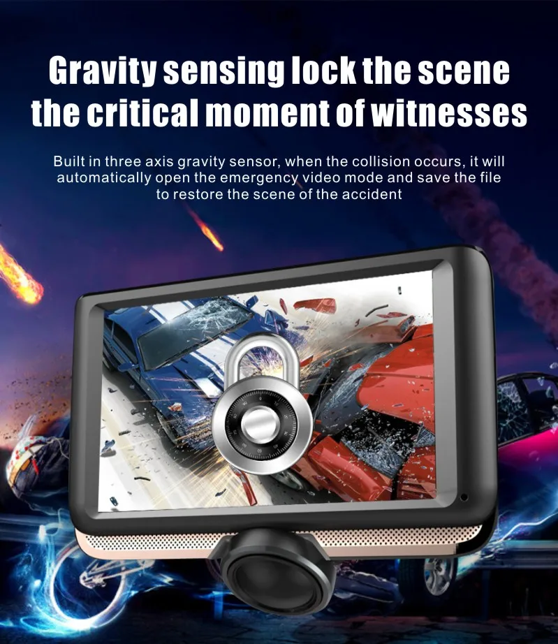 360 degree panoramic monitoring system car dvr camera dashcam recorder20170419_0031