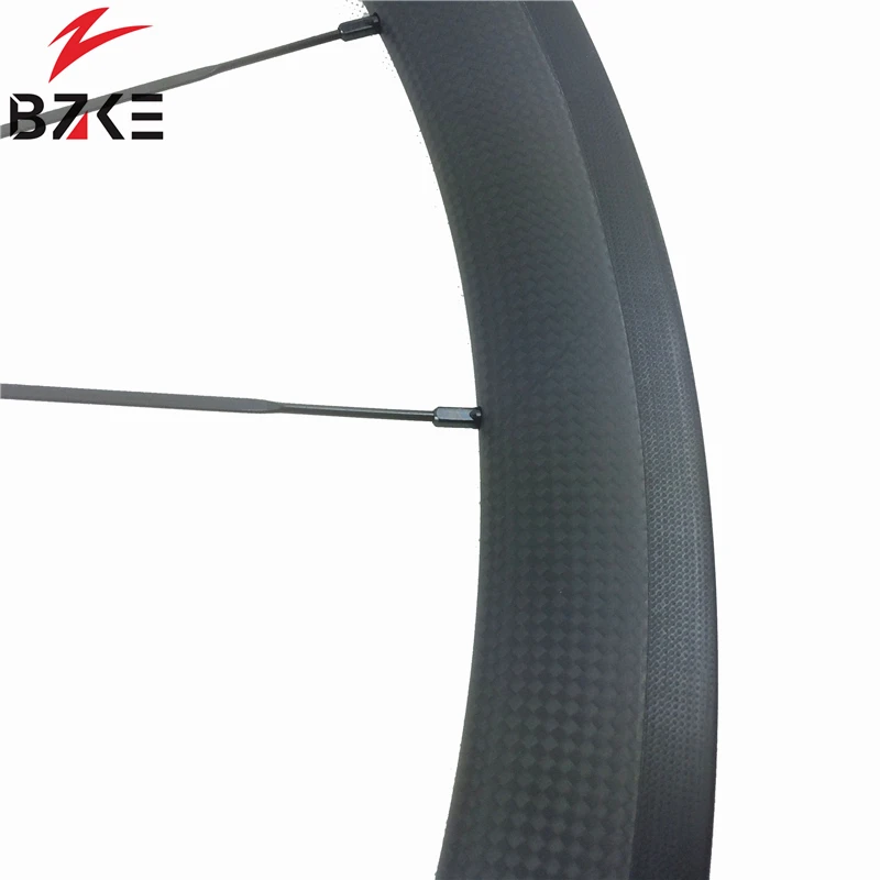 Cheap BZKE carbon road bike wheels 38mm carbon wheel racing bicycle wheelset R39 carbon wheels clincher tubular 700c wheels 25mm width 7