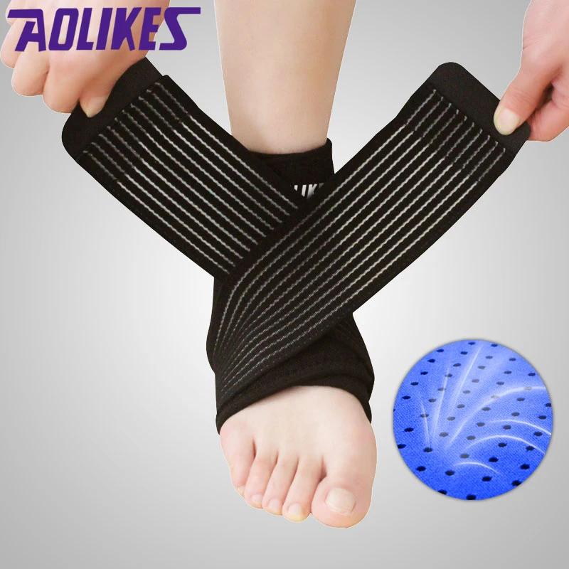 1PCS Sports Ankle Support Ankle Pads Elastic Brace Guard Foot Ankles