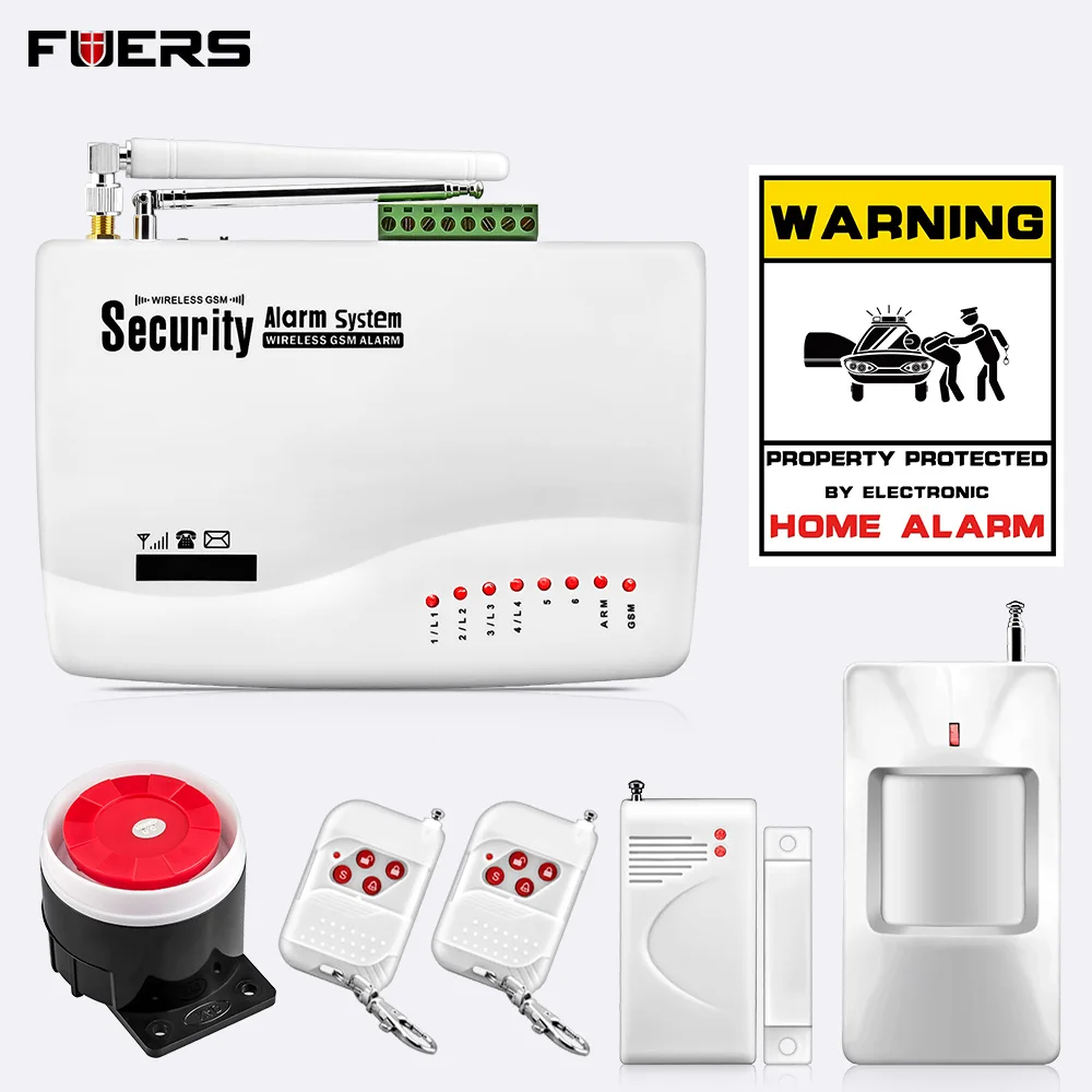 FUERS 10A GSM 850/900/1800/1900 МГц сигнализации Системы для домашной безопастности Системы с дверью Сенсор охранной сигнализации Системы