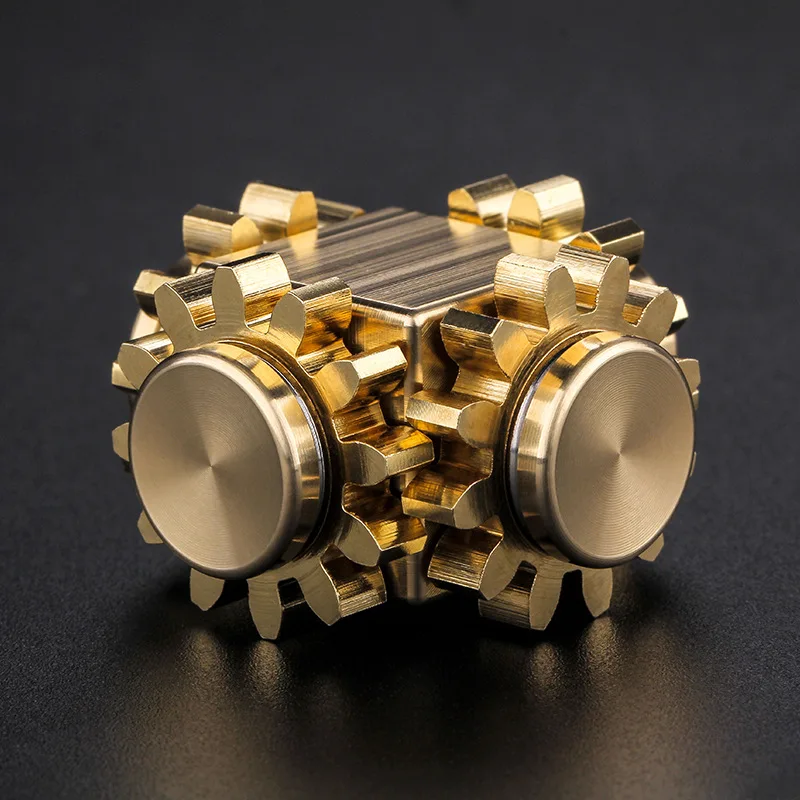 

Gear Linkage Metal DIY Assembly Autism Toy Office Adult Decompression Fidget Finger Gyro Toys For Children Free Shipping