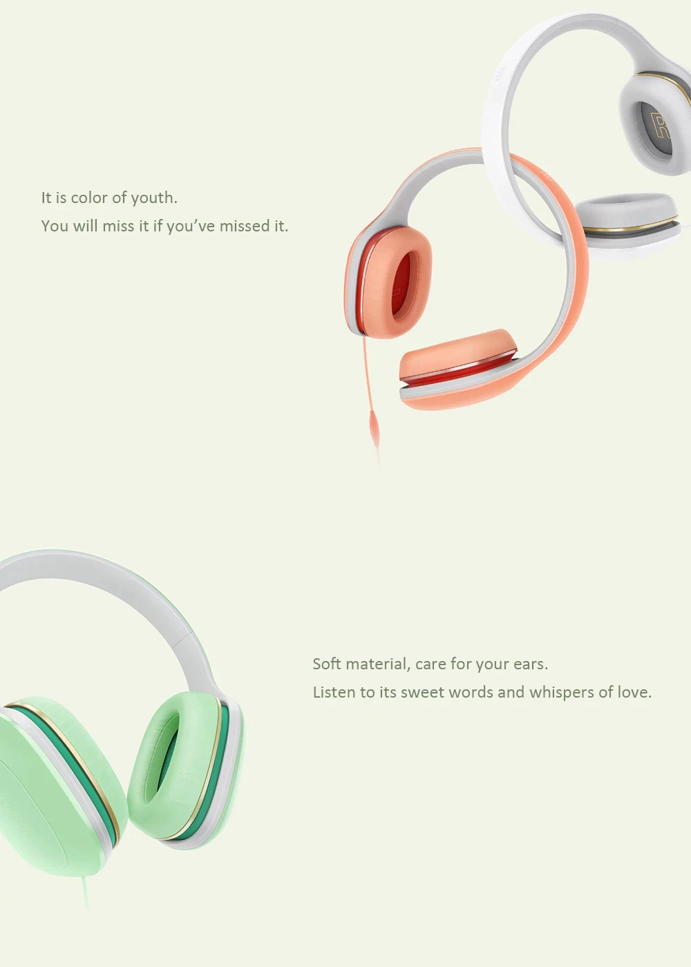 Оригинальные наушники Xiaomi расслабленной версии-белая гарнитура со встроенным микрофоном