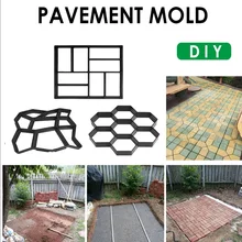 DIY Garden Pavement Mold Manually Paving Cement Brick Molds Garden Stone Road Concrete Molds Pavement For Garden Home cement garden