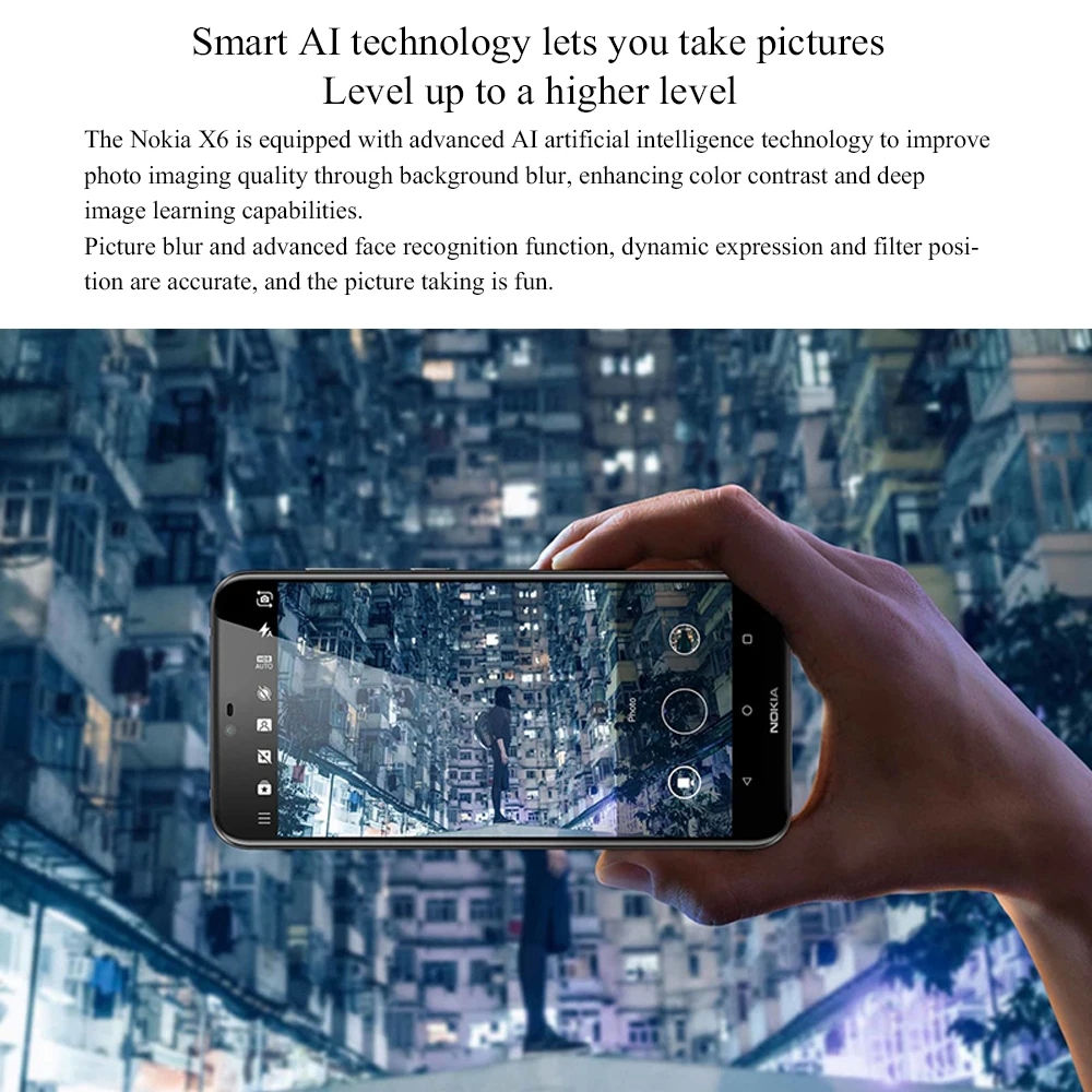 New Nokia X6 64G ROM 4G RAM 5.8 inch Octa Core 3060mAh 16.0MP 3 Camera Dual Sim Android LTE Fingerprint Smartphone Mobile Phone New Nokia X6 64G ROM 4G RAM 5.8 inch Octa Core 3060mAh 16.0MP 3 Camera Dual Sim Android LTE Fingerprint Smartphone Mobile Phone