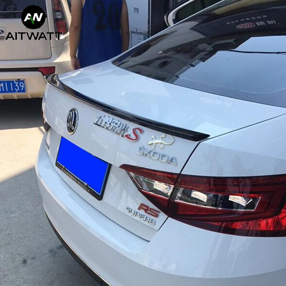 Автомобильный спойлер подходит для Skoda Superb 2016 2017 2018 ABS пластик Неокрашенный