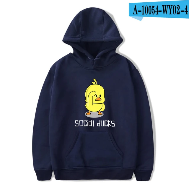 Little yellow duck hoodie casual hooded sweatshirt hood card love playful pattern hooded