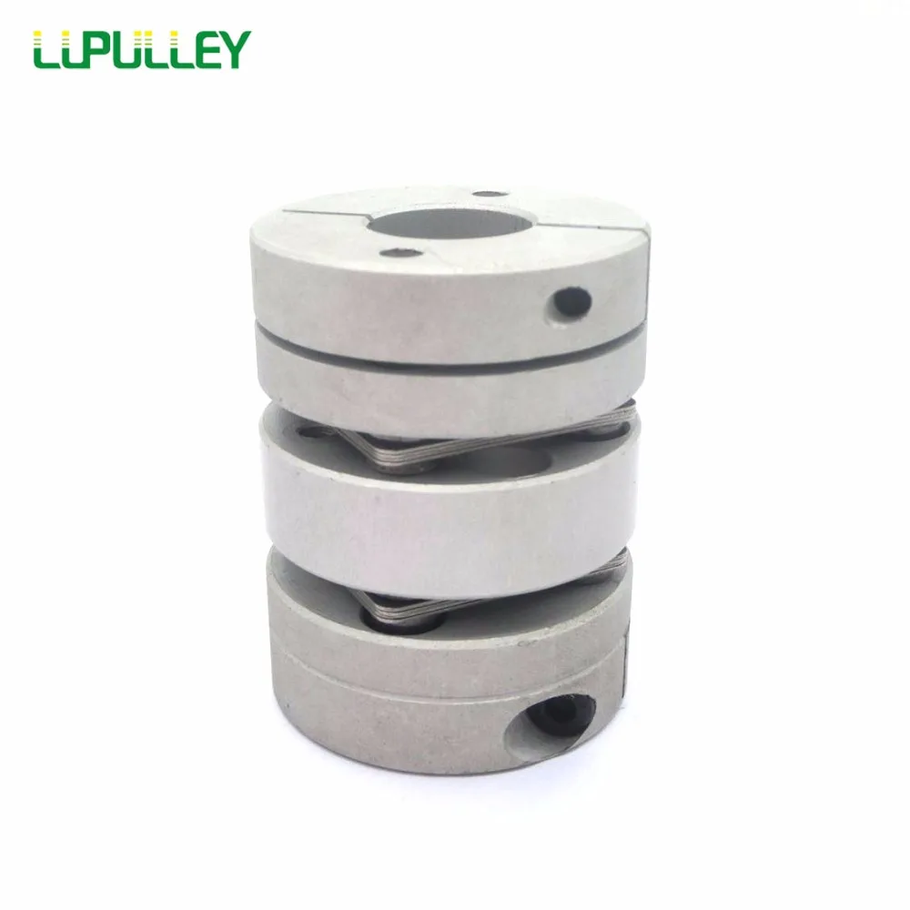 LUPULLEY 1PC Dia. 44mm Disk Coupling Motor Disc Double Diaphragm Flexible Coupling 11/12/14/15/16/19mm Bore Aluminum Alloys LUPULLEY 1PC Dia. 44mm Disk Coupling Motor Disc Double Diaphragm Flexible Coupling 11/12/14/15/16/19mm Bore Aluminum Alloys
