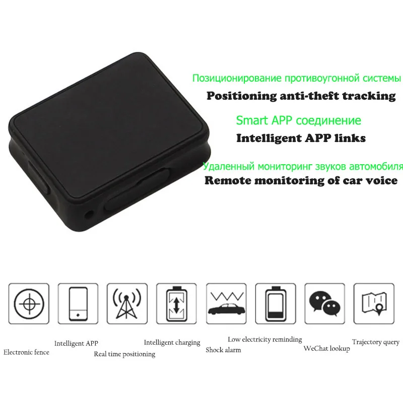 Mini GPS Tracker Spy Device Miniature GPS Locator Without Installation
