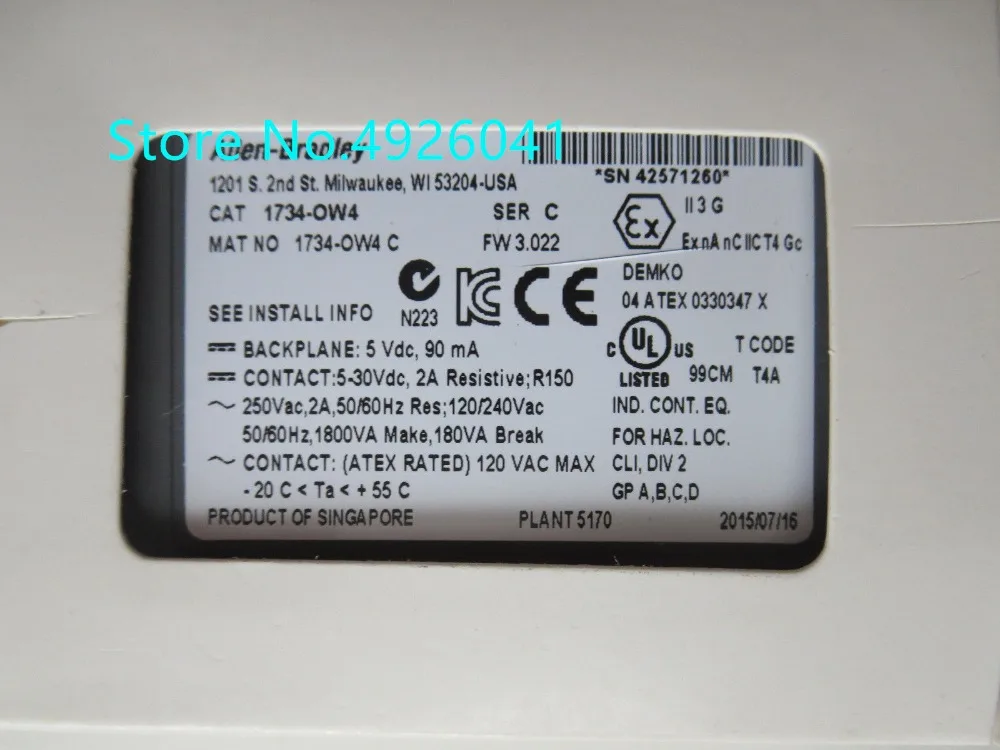 1734 OW4 0W4 1734OW4 точка I/O 4 точечный цифровой выход PLC модуль|Драйвер двигателя| |