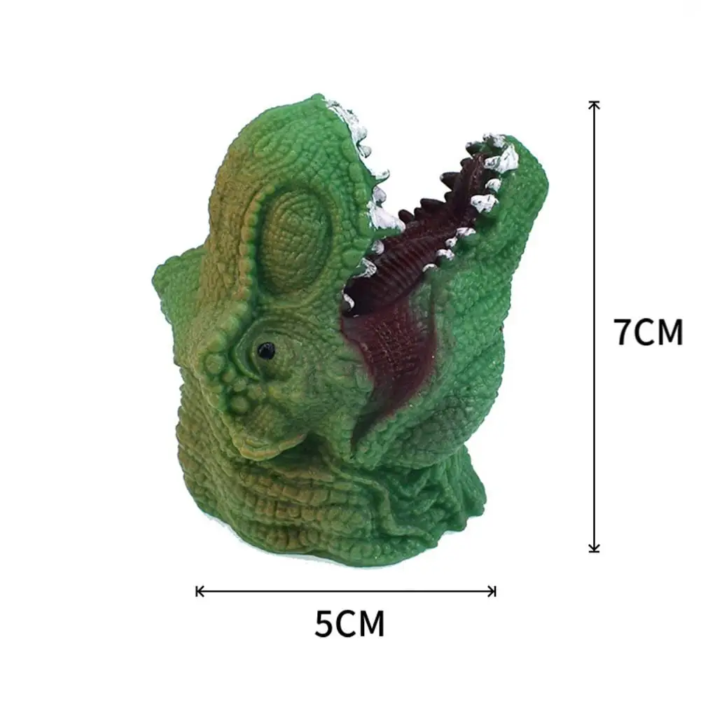 LeadingStar Мини зеленый Трицератопс моделирование палец история щенка говорить игрушки для детей