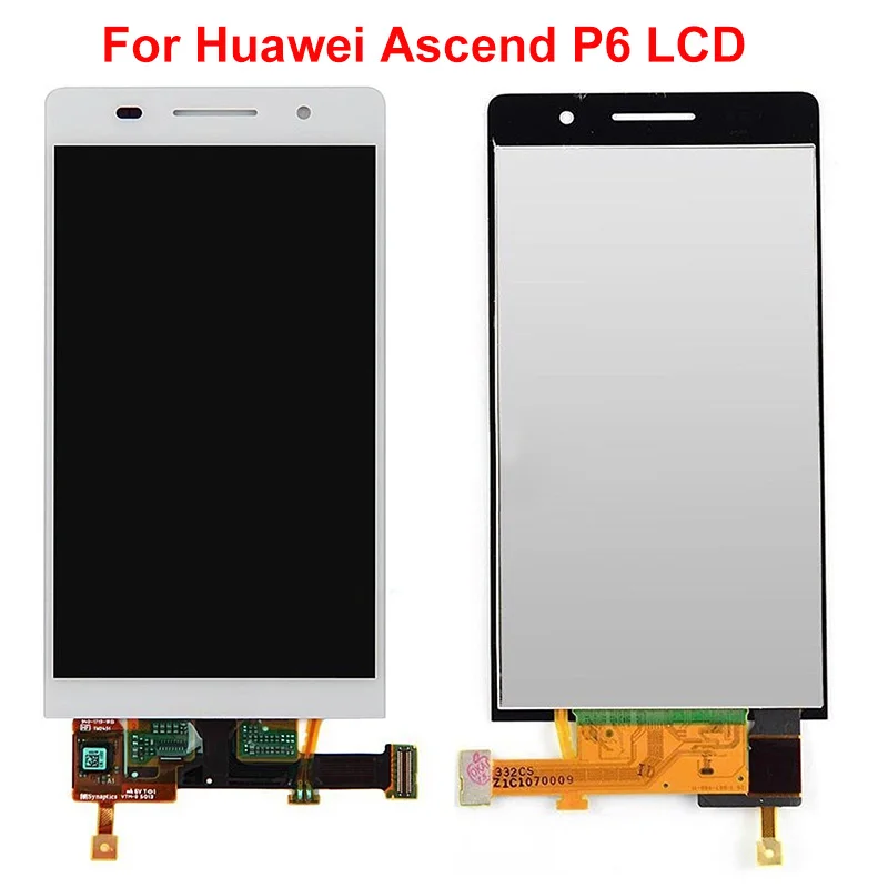 

For Huawei Ascend P6 LCD Screen P6S P6-U06 C00 T00 S-U06 LCD Display Screen Touch Screen Digitizer Assembly Replacement