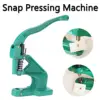 High Quality Manual Hand Pressure Snap Pressing Machine Clamp Snap Clip On Tool Metal Green HPressing Button Machine ► Photo 2/6