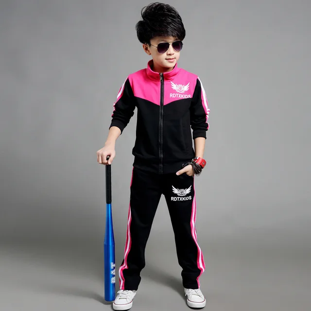 2015Autumn New Boys Sets Kids Sports Clothes sets 2 pic vestidos