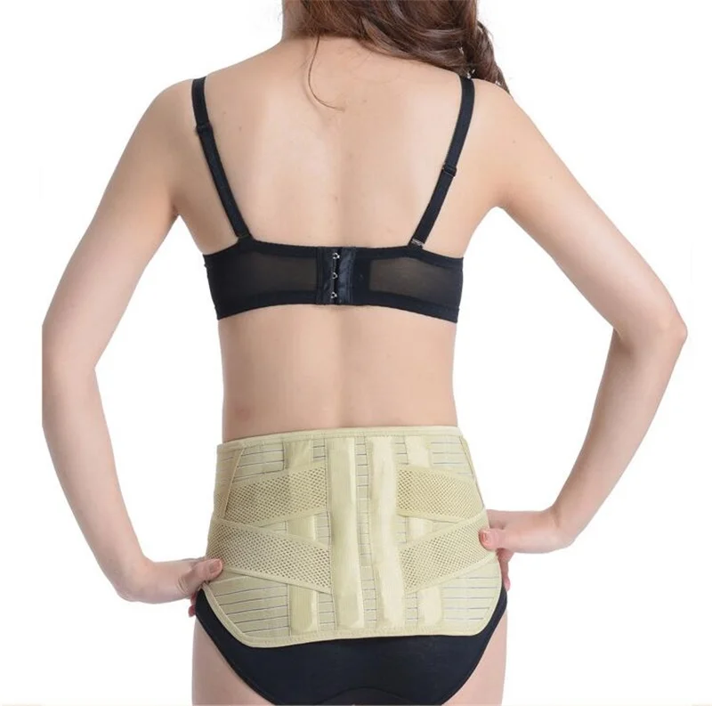 Health Care Adjustable Tourmaline Self heating Magnetic Therapy Back Waist Support Belt Waist  Lumbar Brace Massage Band (23)