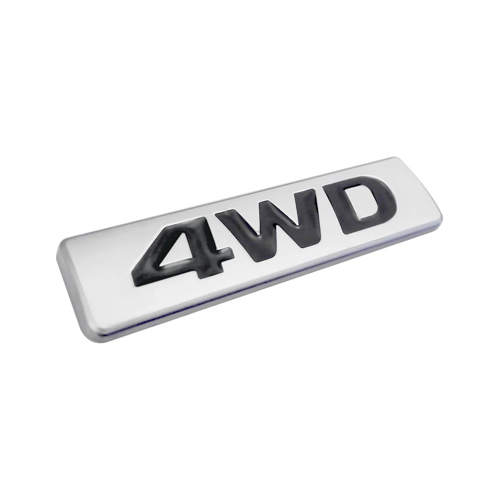 Металлическая 3D наклейка 4WD эмблема 4X4 значок автомобильный Стайлинг для Honda CRV