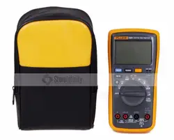 Fluke 18B + Plus AC DC напряжение тока цифровой мультиметр с мягким чехлом