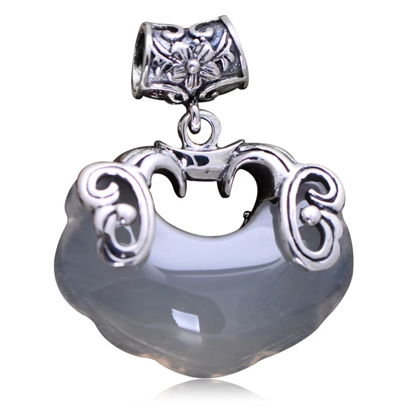 

Red Garnet & White Chalcedony Dual Fish 925 Sterling Silver Retro Marcasite Necklace Pendant Women Thai Silver Jewelry CH054179