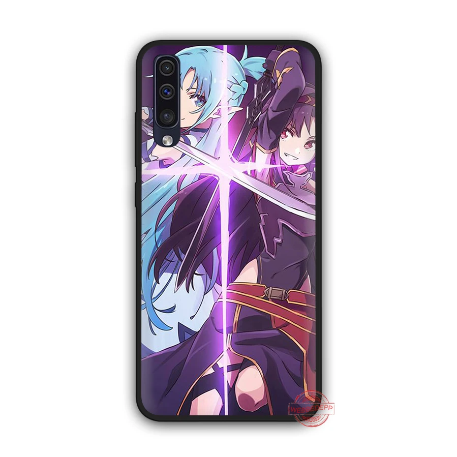 WEBBEDEPP анимэ Sword Art Online(SAO), мягкий чехол для телефона для samsung A50s A40s A30s A20s A10s A60 A70 M10 M20 M30 M40 чехол s - Цвет: 6