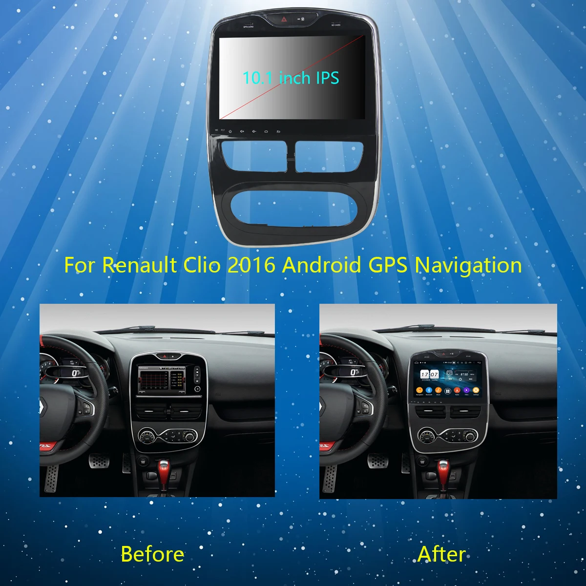 Top IPS 10.1" 8Core 4G+64G Android 9.0 Car DVD Player for Renault Clio 2013 2014 2015 2016 2017 2018 Car Radio GPS CarPlay Parrot BT 2