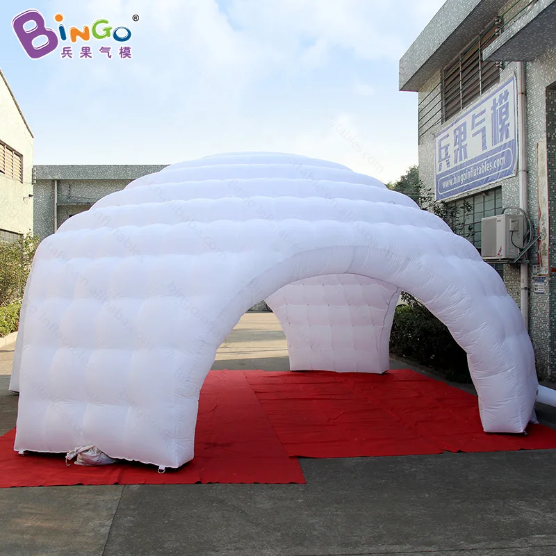  7X3.5 meters 4 pillars white inflatable canopy / inflatable event tent / white inflatable marquee t