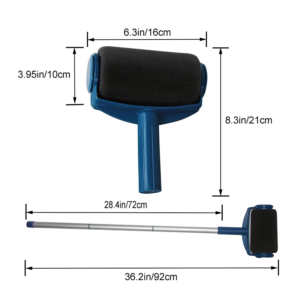 8 шт./компл. Multi-functional Ho использовать удерживать использовать декоративная краска для стен ручка роликой щетки инструмент DIY легко работать краска ing кисти инструменты