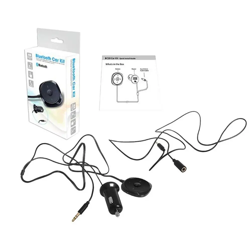Caricabatteria da auto Bluetooth lettore EinCar senza fili di Radio ricevitore stereo USB audio con spina di 3.5mm Jack per chiamate in vivavoce e musica