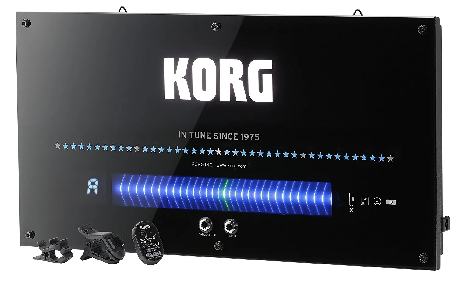 Настенный гитарный тюнер с креплением Korg WDT-1 идеально подходит для стены