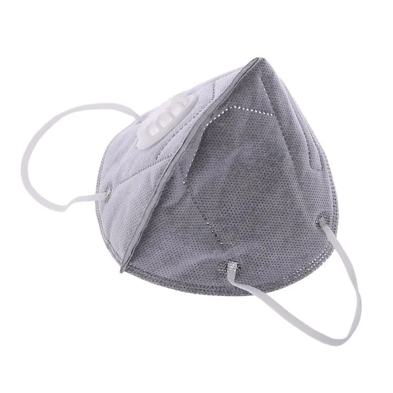 

2Pc Disposable Activated Carbon Dust Mask Charcoal Particulate Filter Respirator F42D