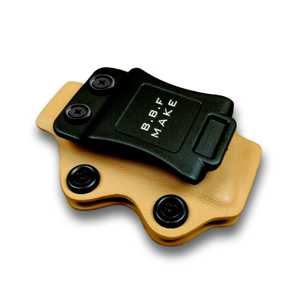 Tanie B.B.F MAKE IWB OWB KYDEX Holster Magazine Glock 9 40 357 etui na pistolety Glock 17 Glock 19 26 22 23 27 31 32 33