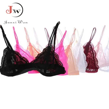 

Sexy Lace Bra Floral Wire Free Push Up Bras for Women Half Cup Triangle Bralette Brassiere Underwear Women Lingerie sujetador