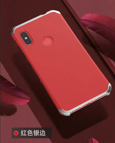 Чехол для Xiaomi Redmi Note 6 Pro алюминиевая металлическая рамка твердый пластиковый чехол на заднюю панель для Xiaomi Redmi Note 6 6 Pro Fundas Coque Shell - Цвет: Фиолетовый