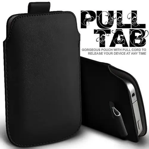 Leather Pouch with Rope Pull Cover - Versatile Phone Bag Case