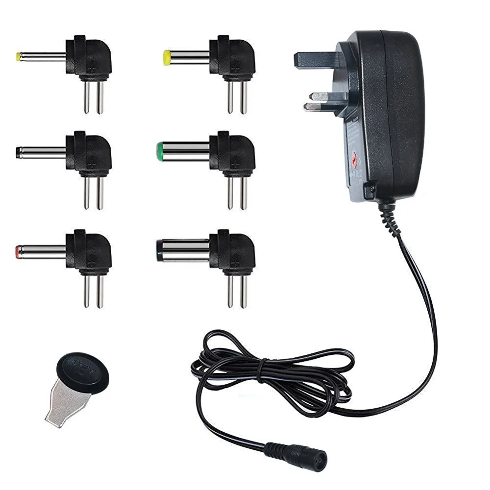 1PCS 30W Universal AC Wall Plug in Power Adapter 3v 4.5v 5v 6v 7.5v 9v