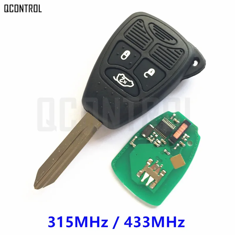 

QCONTROL Remote Key 3 Buttons for Chrysler 200 300 Aspen Pacifica PT Cruiser Sebring Town & Country Keyless Entry Transmitter