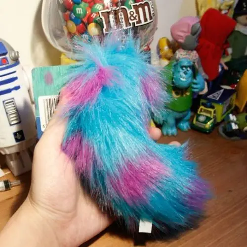 Университет Монстров вкл плюшевый sulley Sullivan хвосты сумка талисманы подарок|gifts for