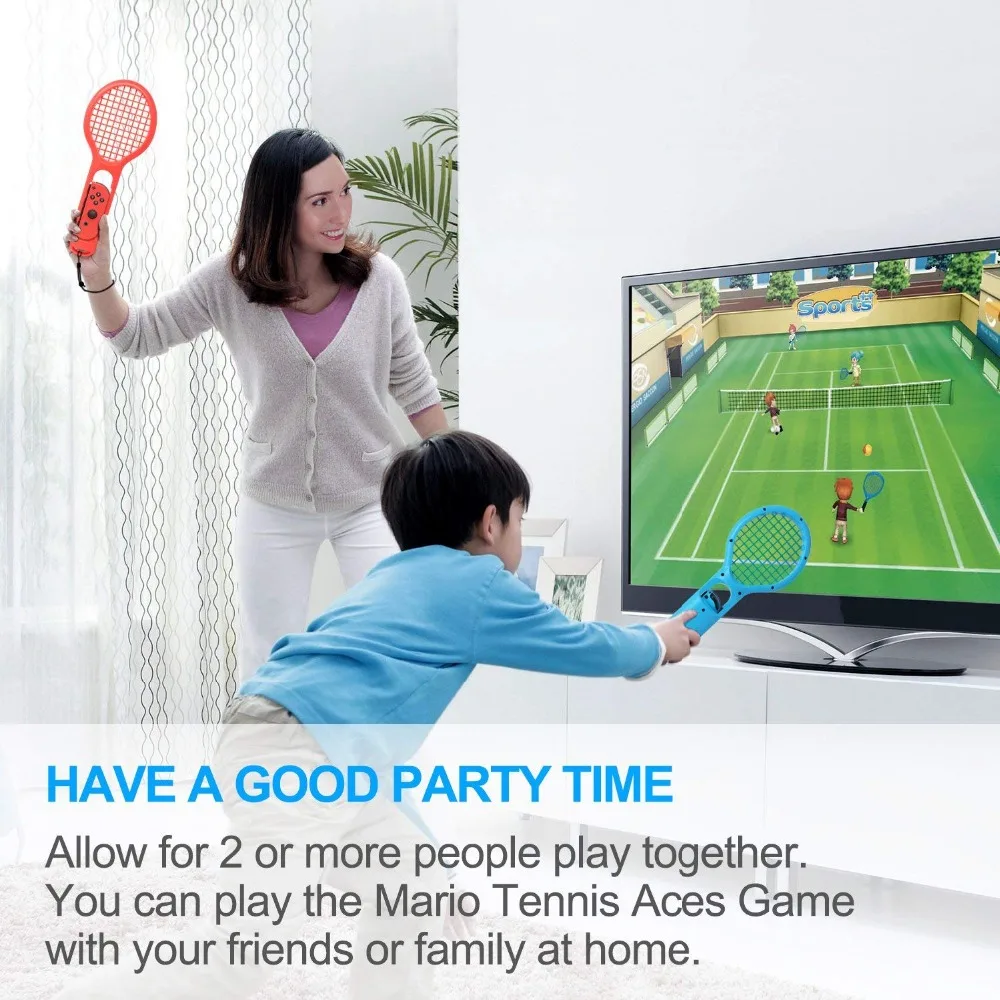 Chinfai-2-pcs-lot-2018-M-ario-Tennis-Racket-Joy-con-for-Nintend-Switch-ABS-Joy(5)