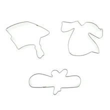 1 шт. печенья выпускной колпачок диплома формы из нержавеющей стали резак помадка украшения торта испечь Кондитерские инструменты