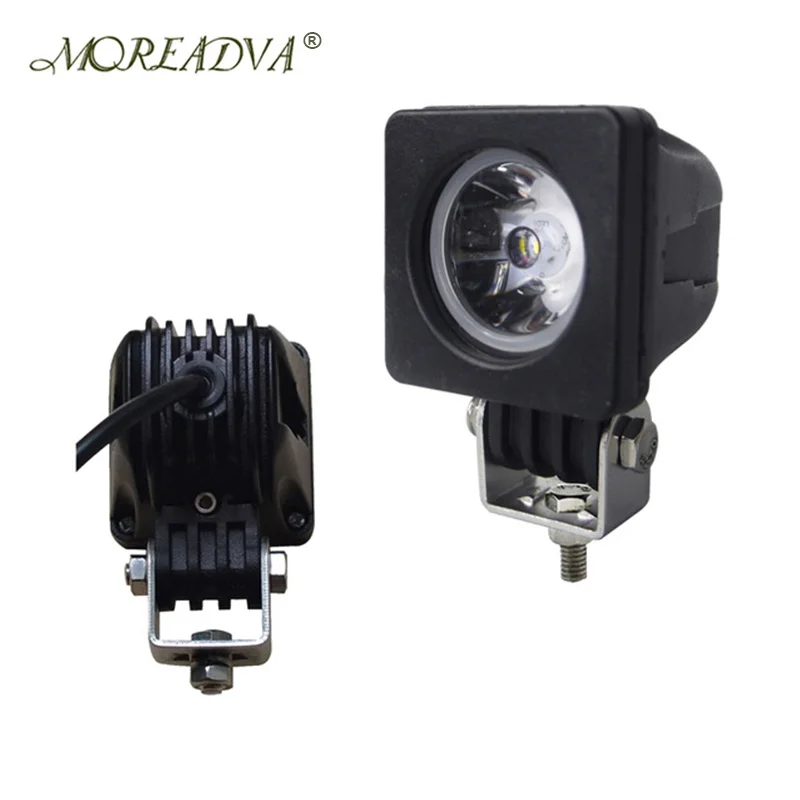 

2 INCH 10W  LED WORK LIGHT SPOT/FLOOD 800LM FOR OFF FOR OFF ROAD 4x4 , MOTORCYCLE BOAT ATV 12V24V IP68
