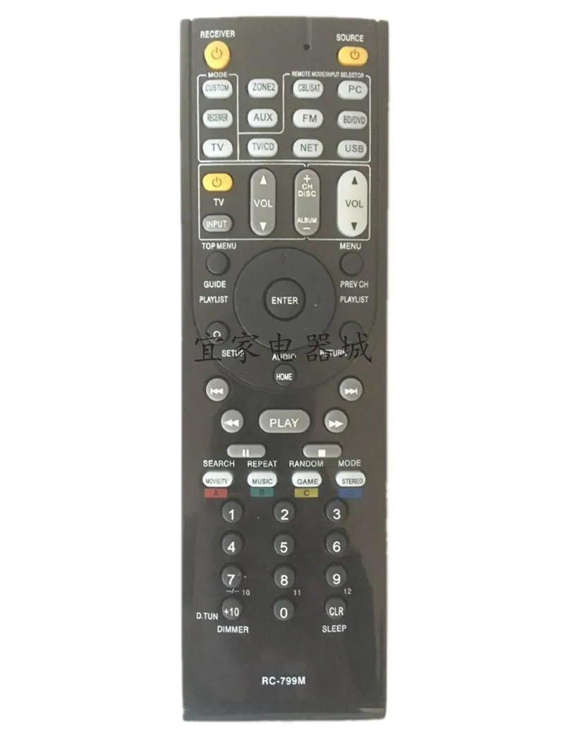 

RC-799M Replacement Remote Control For Onkyo RC-764M RC-693M RC-682M RC-728M AV A/V Receiver