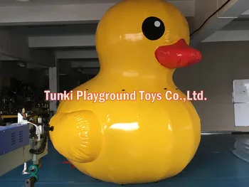 

3 meters air closed inflatable yellow duck advertisement