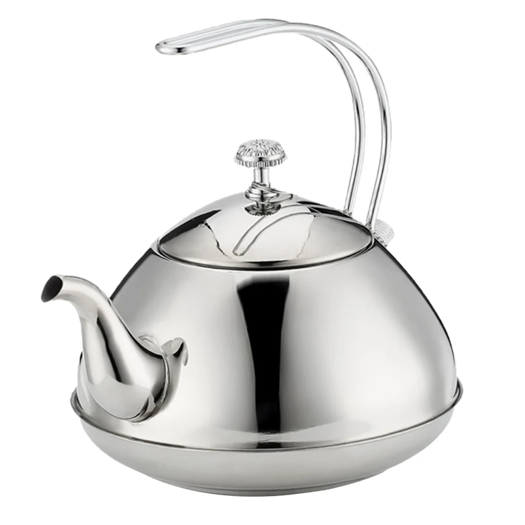 2L Whistling Tea Kettle with Handle Stainless Steel Teapot for Stovetops