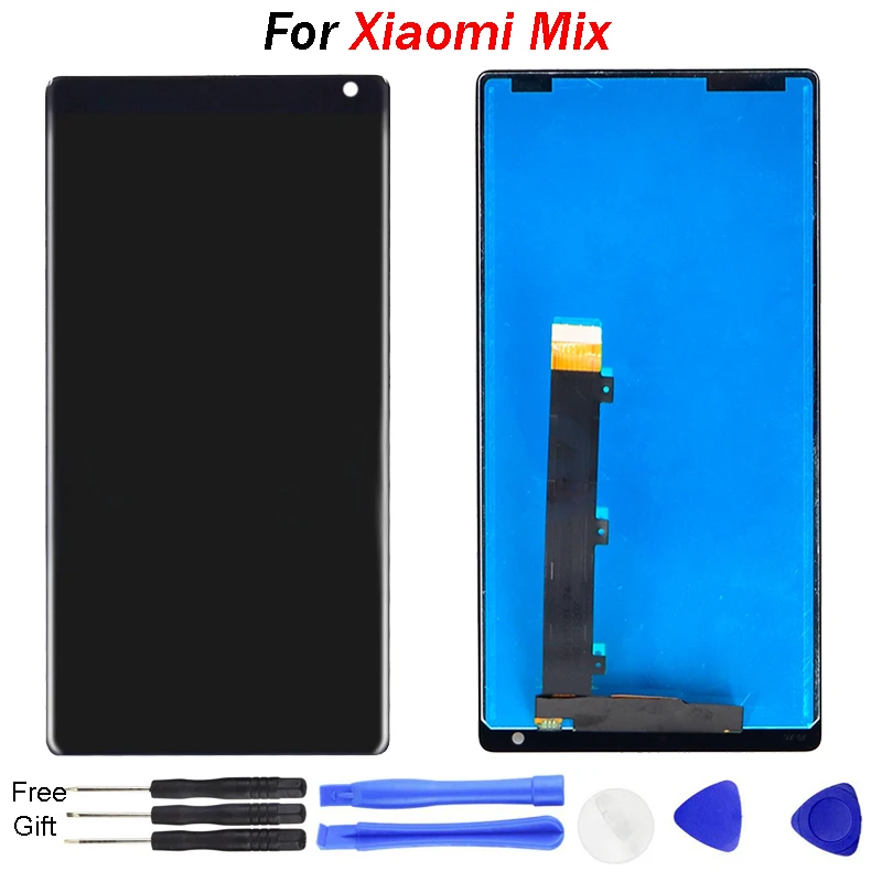 

For Xiaomi Mi Mix LCD Display Touch Screen Digitizer Assembly With Frame For Xiaomi Mi MIX 2 LCD Replacement Parts 100% tested