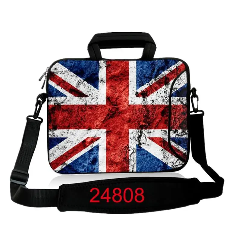 

England Flag Notebook sleeve tablet PC protective case portable laptop bag 10 12 13.3 14.4 15.6 17 inch Computer Shoulder Bag X1